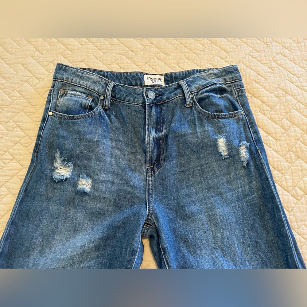 Insane Gene High Rise Straight Distressed Jeans - Picture 5 of 12